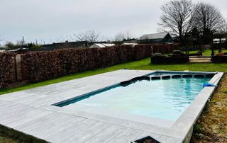 piscine extérieure à Namur