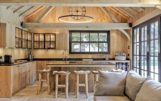 cuisine cottage en bois