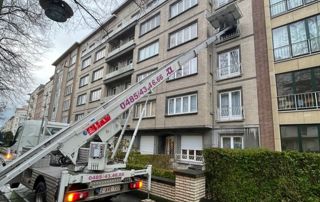 déménagement avec camion élévateur