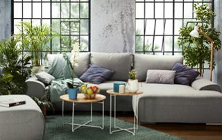 beau canapé design dans salon