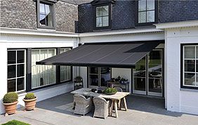 Banne solaire noire anti UV