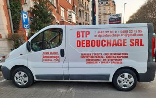 camionnette BTP Débouchage