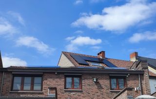 maison à Namur avec panneaux solaires