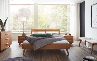 cadre de lit en bois