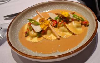 assiette de raviolis