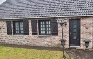 rénovation des châssis en bois d'une maison