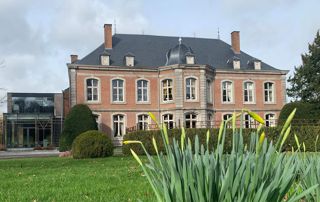 château de Wanfercée vu de l'extérieur