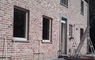 rénovation de façade en brique