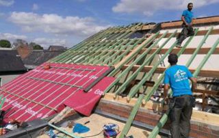 construction de toiture en pente