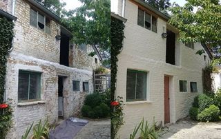 Avant/après rénovation de façade