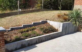 muret de soutènement