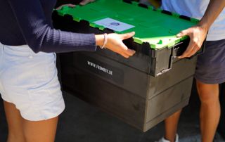 transport boîtes de déménagement