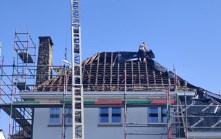 rénovation de toiture à 4 pans