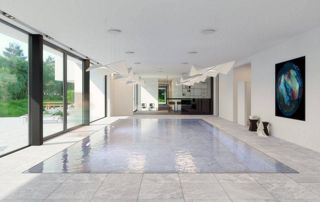 rénovation pièce intérieure : murs et sols