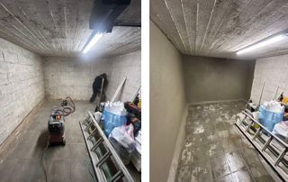 cimentage cave humide