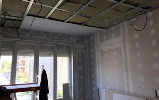 construction de faux plafond