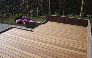 aménagement d'une terrasse en bois