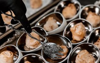 plats traiteurs bien présentés