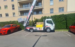 camion avec lift tractable