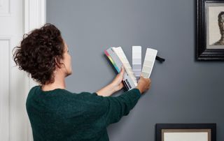 salon entièrement repeint et redécoré