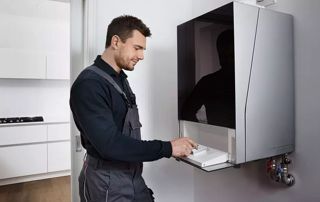 contrôle du fonctionnement d'une chaudière à condensation