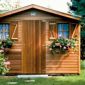 abris de jardin classique en bois