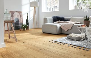 Parquet dans un salon