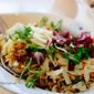 Plat de légumes variés