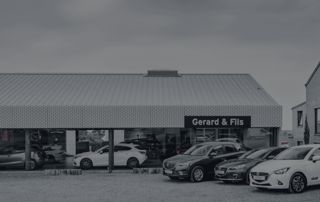 Devanture du garage Gérard & Fils