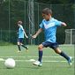 Cours de foot au sein du club