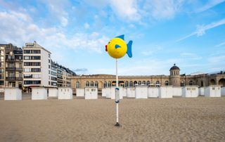 plage d'Ostende sur la côte belge