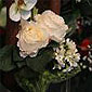 bouquet de fleurs blanches roses
