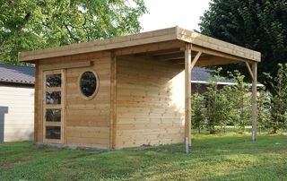 abri de jardin en bois
