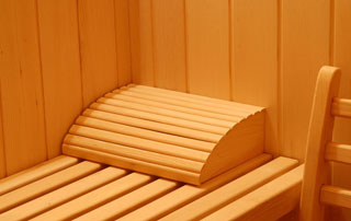 intérieur du sauna azurea