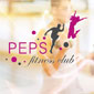 logo salle de fitness peps