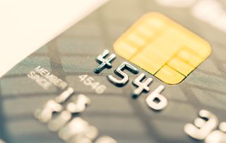 Zoom sur une carte de banque