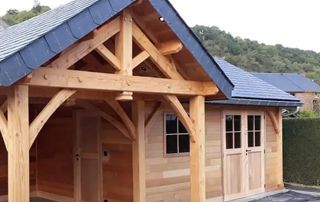 cabane et carport sur mesure