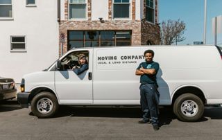 camionette de déménagement