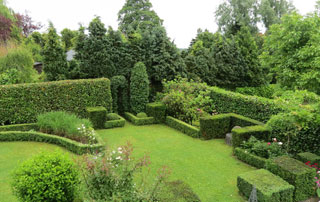 jardin structuré à la française