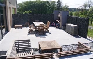 réalisation d'une terrasse