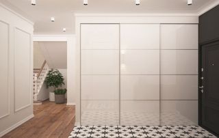 hall d'entrée d'un appartement moderne