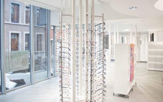 intérieur du magasin d'optique Optique Point de Mire