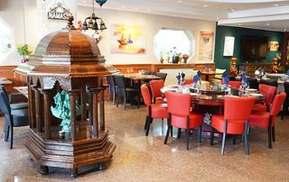 Intérieur du restaurant La Porte des Indes