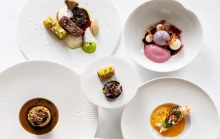 sélection de plats gastronomiques