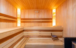 intérieur sauna