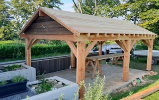 pergola en bois