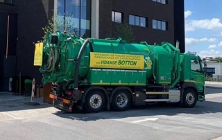 camion de l'entreprise Vidange Botton